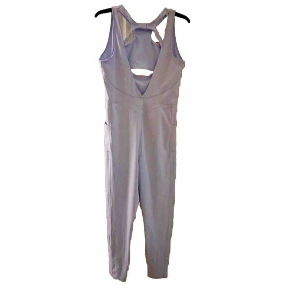 FP Movement OB1582411 Women Sz XL Lavender Purple Cut-Out Athletic Jumpsuit - Picture 2 of 12
